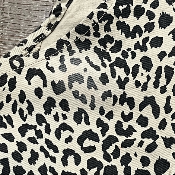 NEW‎ Leopard Animal Print Overall Dress Beige And Brown Girl’s Sz 9-10 NWT - Picture 13 of 14